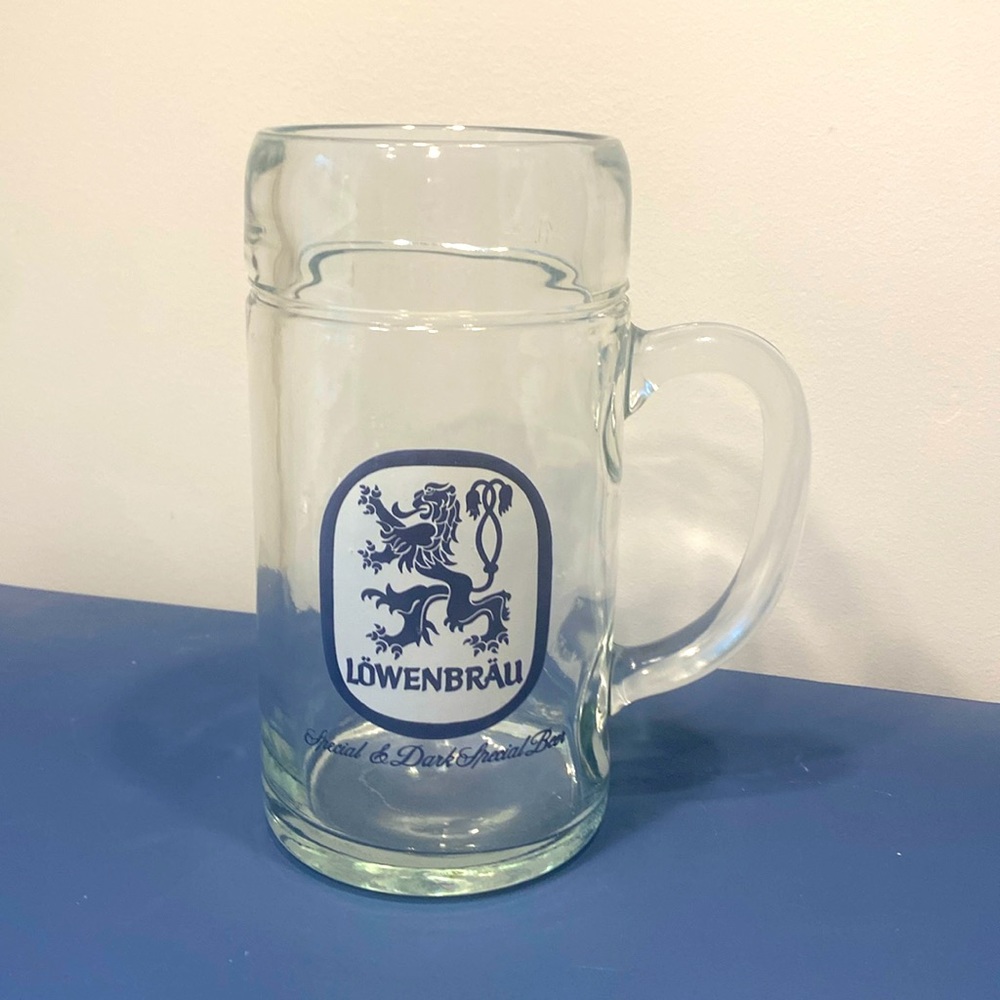 Lowenbrau Heavy Glass Beer‎ Stein